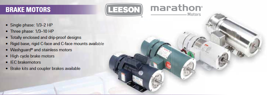 Leeson Marathon Brakemotors